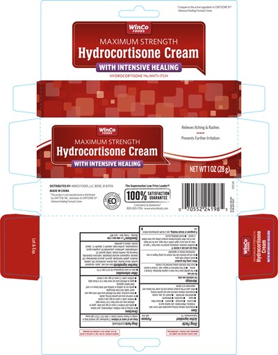 Winco Hydrocortisone Cream Intensive Healing 1oz (24198 Zdp)